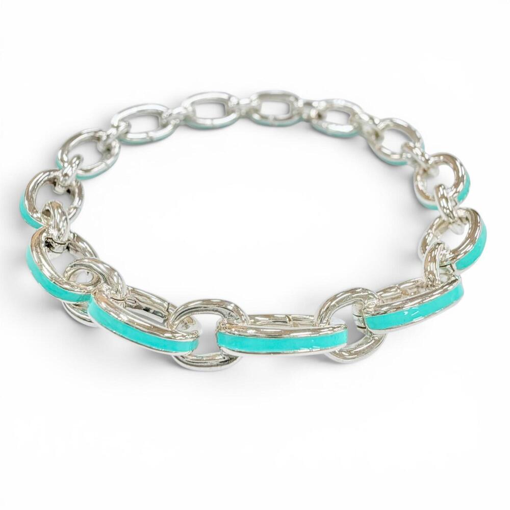 TIFFANY Blue Charm Bracelet